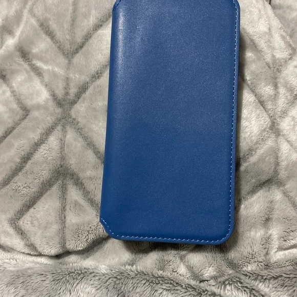 Blue Leather apple case for iPhone XS Max - Picture 2 of 4